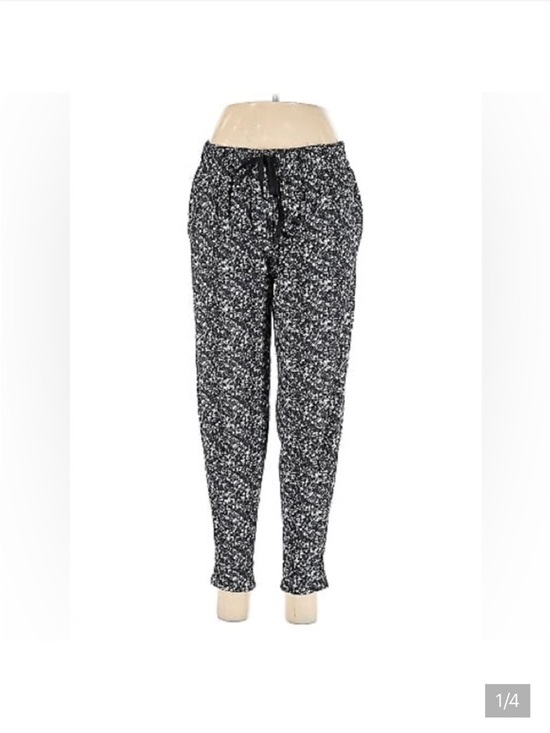 lululemon athletica Pants - Lululemon Black & White Speckled Drawstring Pants EUC SZ 6